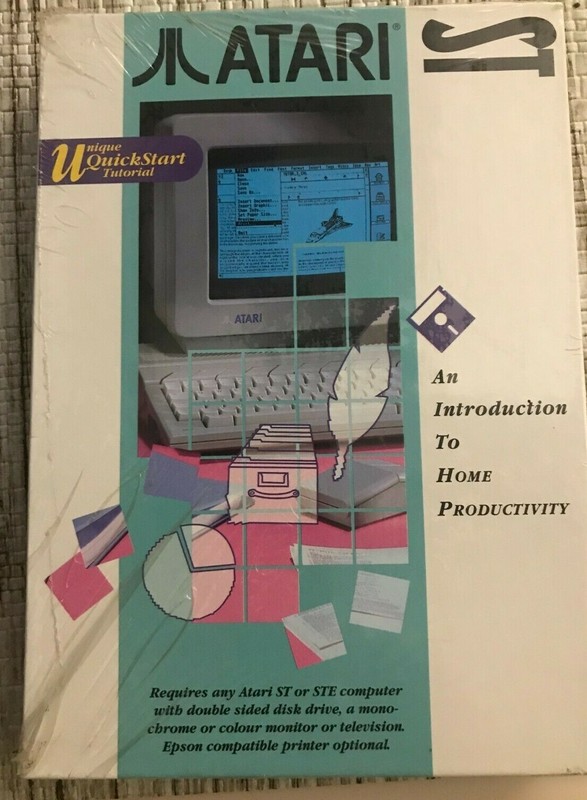 INTRODUCTION TO HOME PRODUCTIVITY Atari 1040/Mega/TT ST NEW Disk