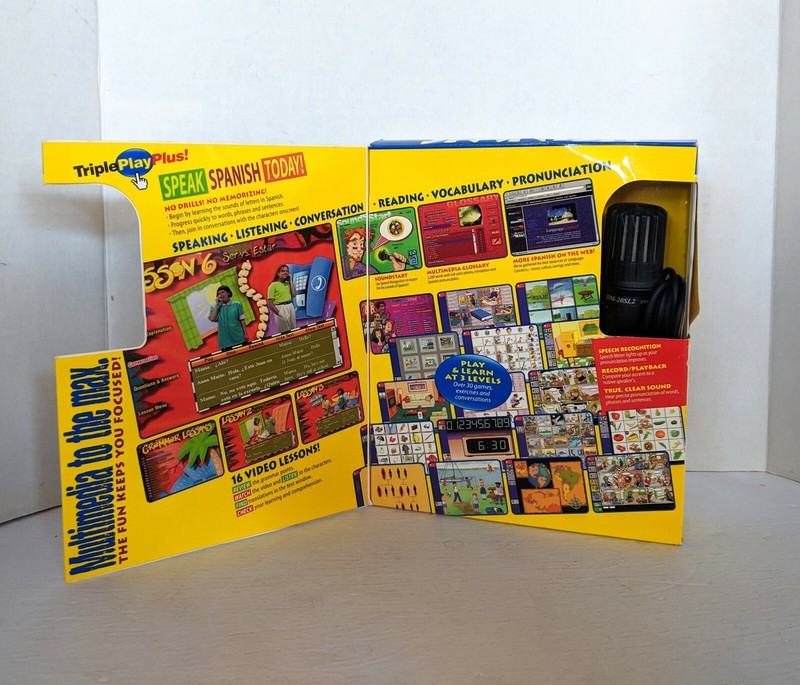 TRIPLE PLAY PLUS SPANISH LIVING LANGUAGE SERIES SPANISH LEARNING SYSTEM COMPLETE gallery
