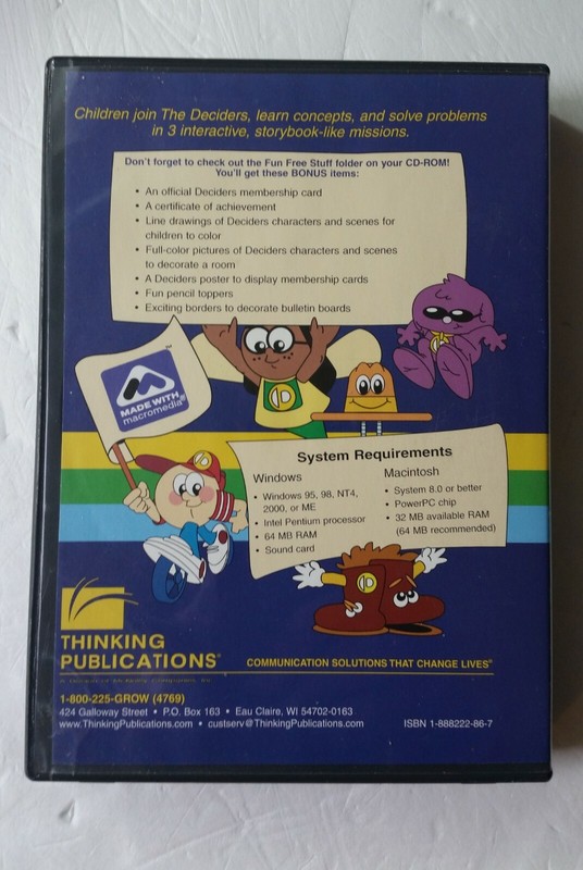 The Deciders: Take On Concepts - Missions I. II. III (Ages 4-10 on 3 CD-ROMs) gallery