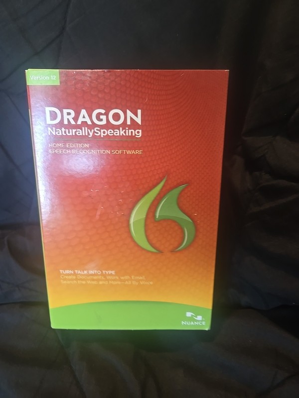 Dragon Naturally Speaking Home Edition Speech Recognition Version 12 – BRAND NEW