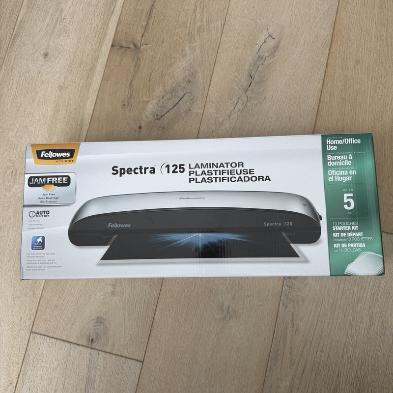 Fellowes CRC57397 Spectra 125 Laminator, 5-MIL, Max. Width of 12.5″