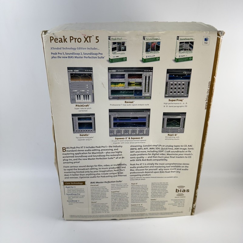 BIAS PEAK PRO 5 Audio Editing Mastering Software Windows MAC PC Software gallery