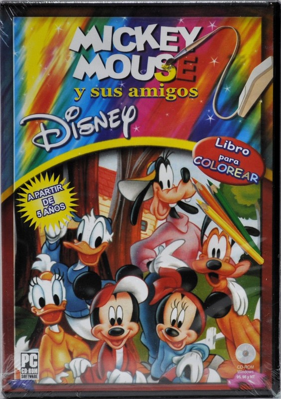 Mickey Mouse y Sus Amigos – Vintage CD-ROM – NEW – Spanish