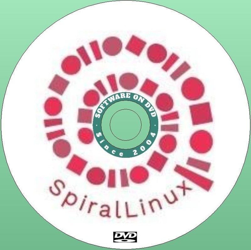 Latest New Release Spiral Linux Plasma OS Operating System for PC on DVD