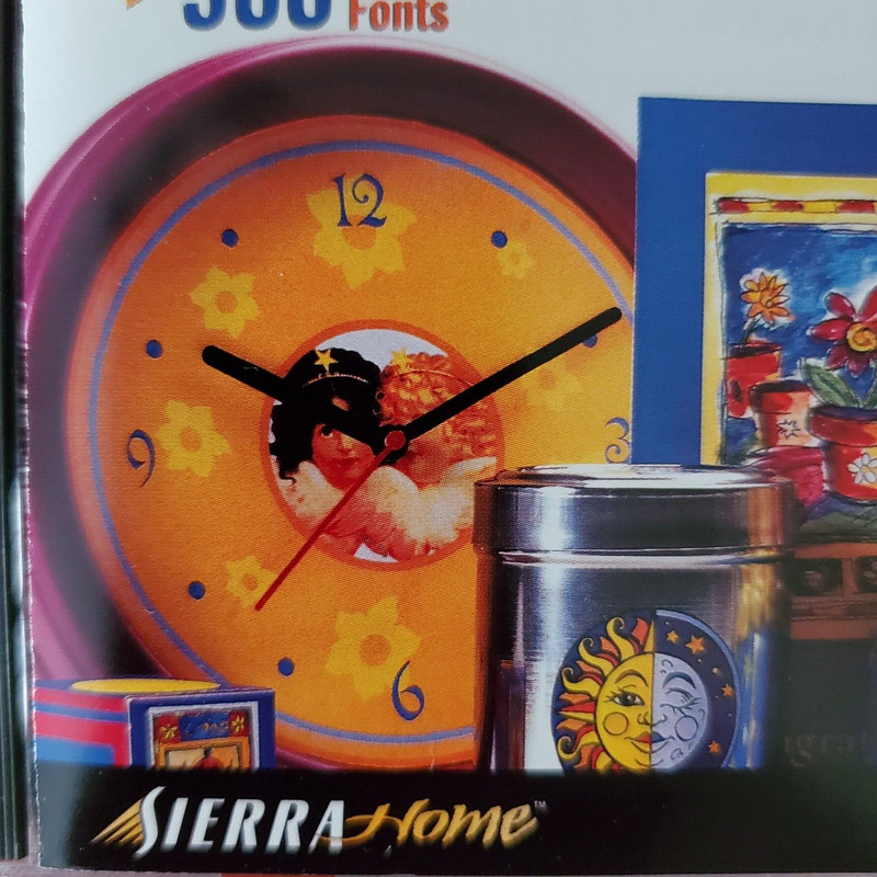 Print Artist Sierra Home Software 2000 Windows 95 98 10,000 Images 300 Fonts gallery