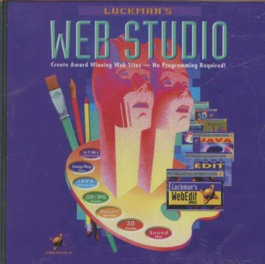 Luckman’s Web Studio PC CD-ROM early internet HTML design vintage web! SEALED