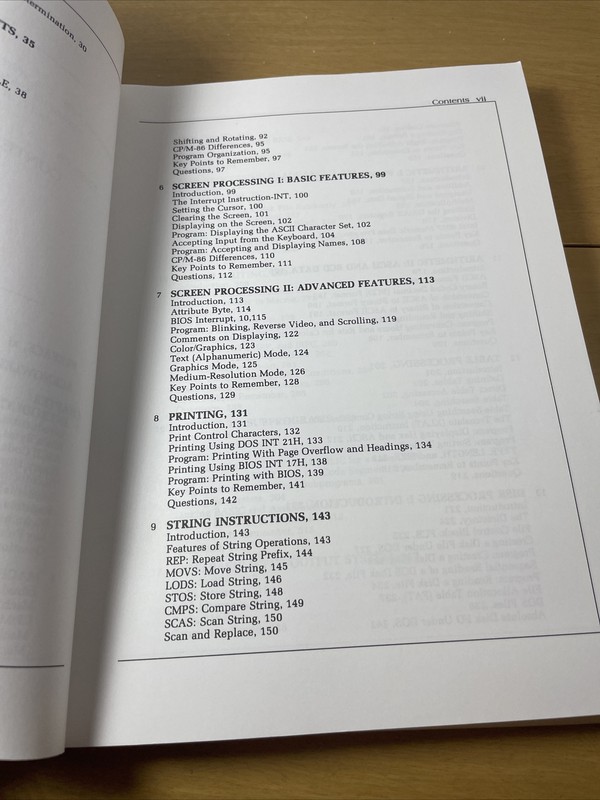 Assembler For The IBM PC And PC-XT Peter Abel Book gallery