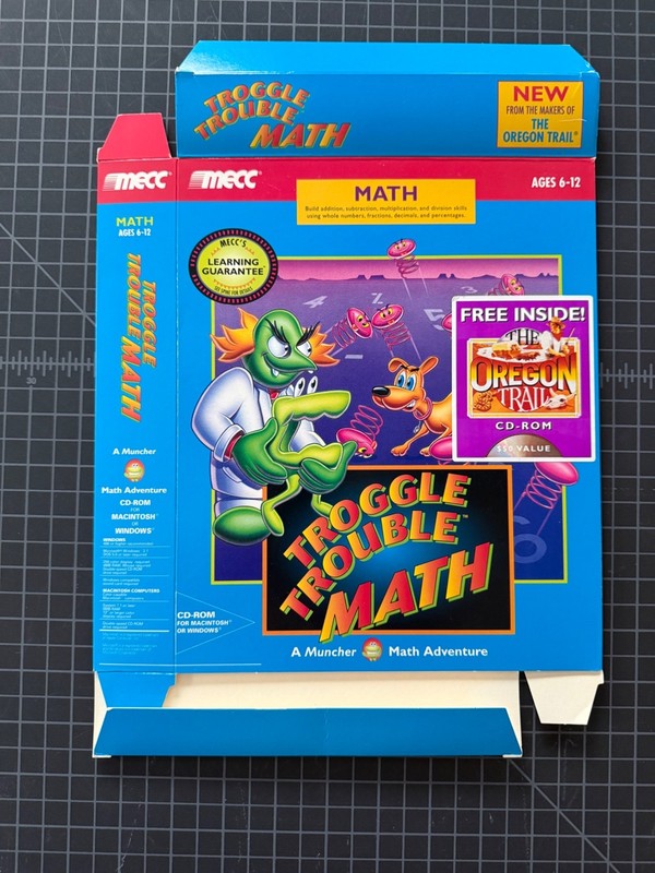 MECC CD-ROMs: Oregon Trail 1&2 Yukon Trail Opening Night Tesselmania Troggle Tr gallery