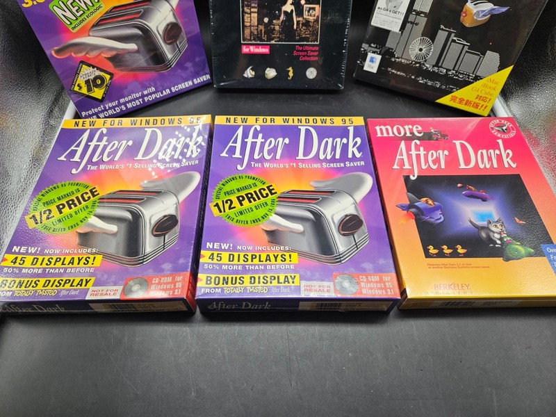 6 (5 SEALED) After Dark Screen Savers several Versions Berkeley Big Box 91-2000 gallery