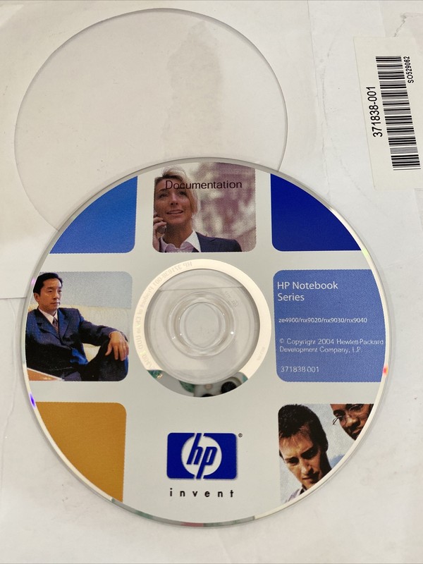HP Notebook Series Documentation CD 2004 ~ CD-ROM