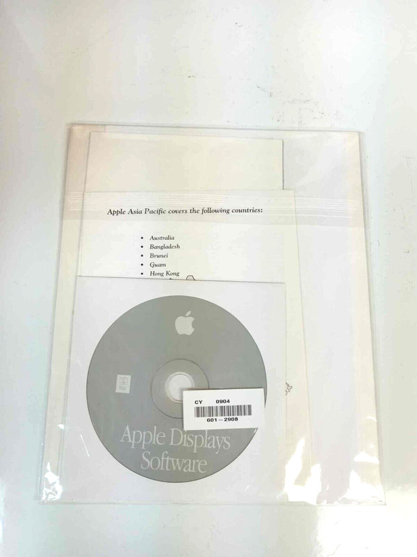 Macintosh Apple Studio Display 2.1.1 (1999) Vintage Software New Computer gallery