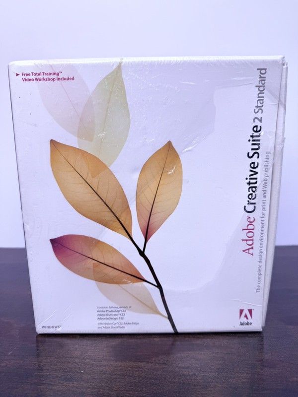 Adobe Creative Suite 2 Standard Mac Macintosh OSX 2005 w Serial Number RARE NEW✅