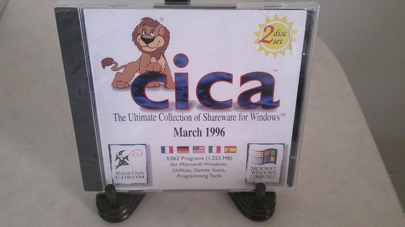 Cica the Ultimate Collection of Shareware for Windows March 1996 CD-ROM
