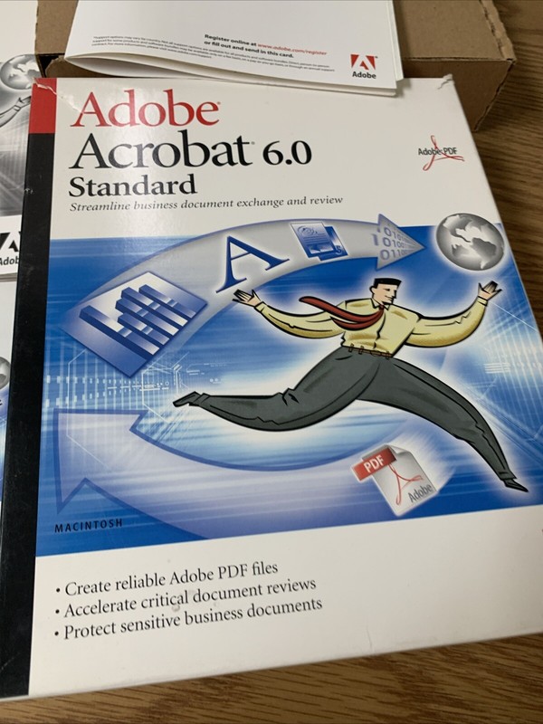 Adobe Acrobat 6.0 Standard for Windows PC with serial number 30 Days Warranty gallery