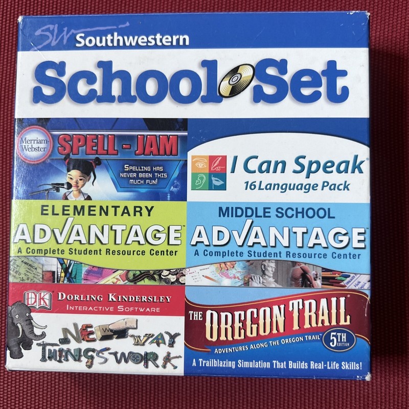 Southwestern Advantage School 6 CD Set MAC Windows Homeschool The Learning Co.