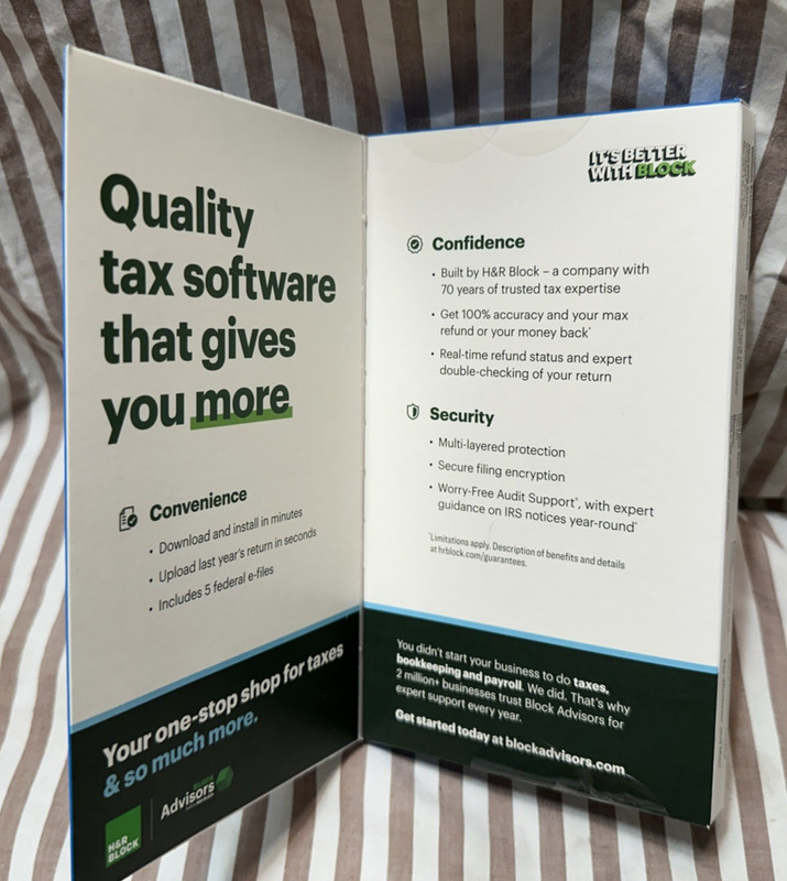 H&R Block Tax Software Premium 2024 PC/Mac Boxed Key Card USA like Turbotax HR gallery