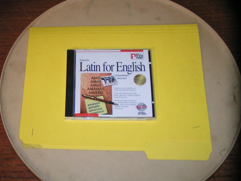 PRO ONE MULTI-MEDIA “LATIN FOR ENGLISH” CD-ROM IN ORIGINAL CASE