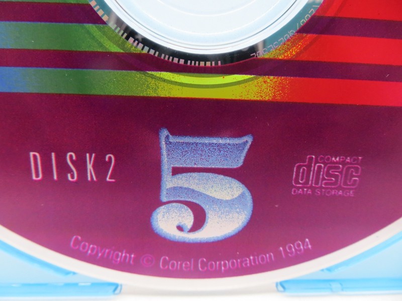 COREL DRAW! 5 (1994, CD-ROM) Computer Program Disks lot#2 gallery