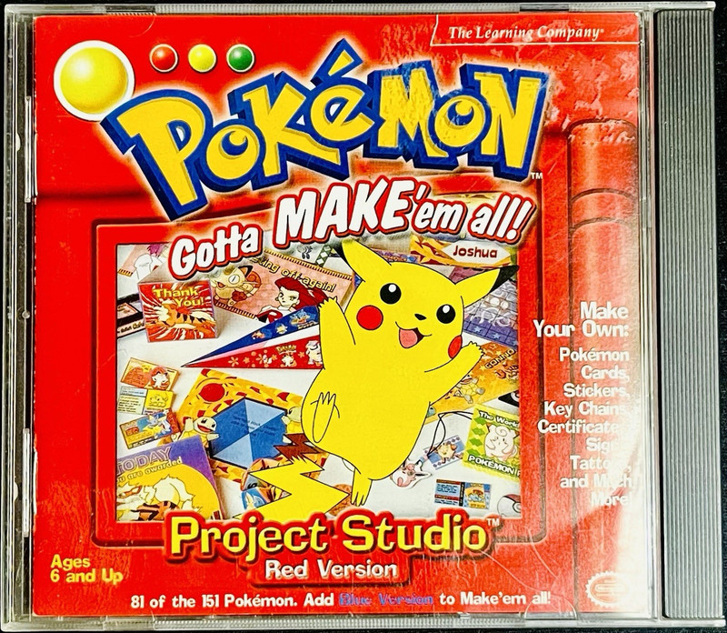 The Learning Company Project Studio Red Version CD Children Art & Creativity