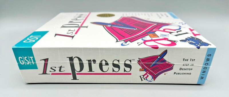 GST 1st Press Desktop Publishing Software 3.5" Diskette Windows NEW OLD STOCK! gallery