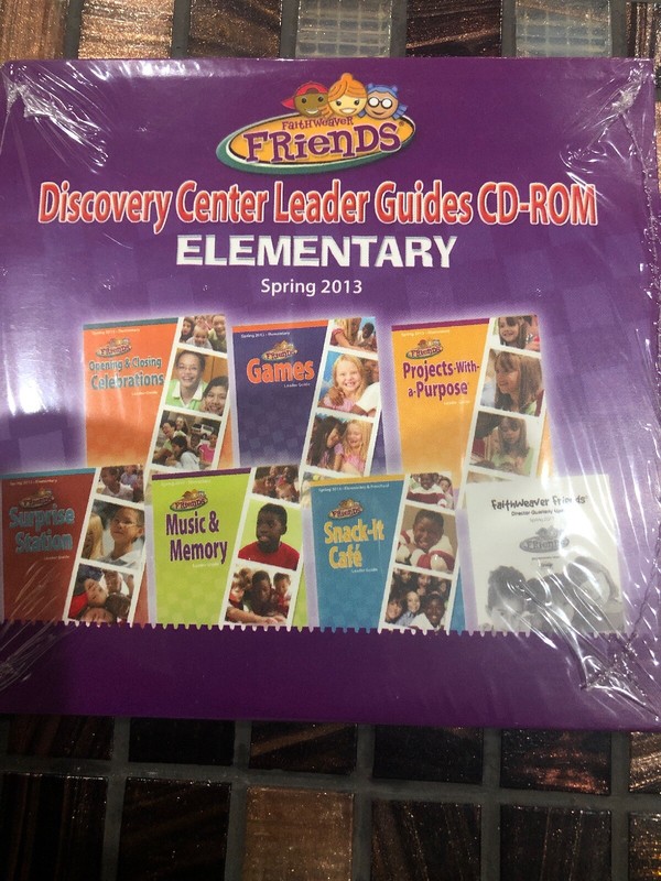Faith Weaver Friends Discovery Center Leader Guides Elementary Cd Rom