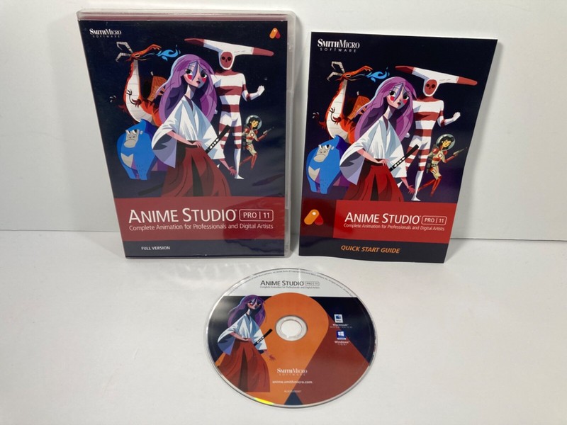 Smith Micro ANIME STUDIO PRO 11 For PC Full Version VERY NICE Free Shipping!