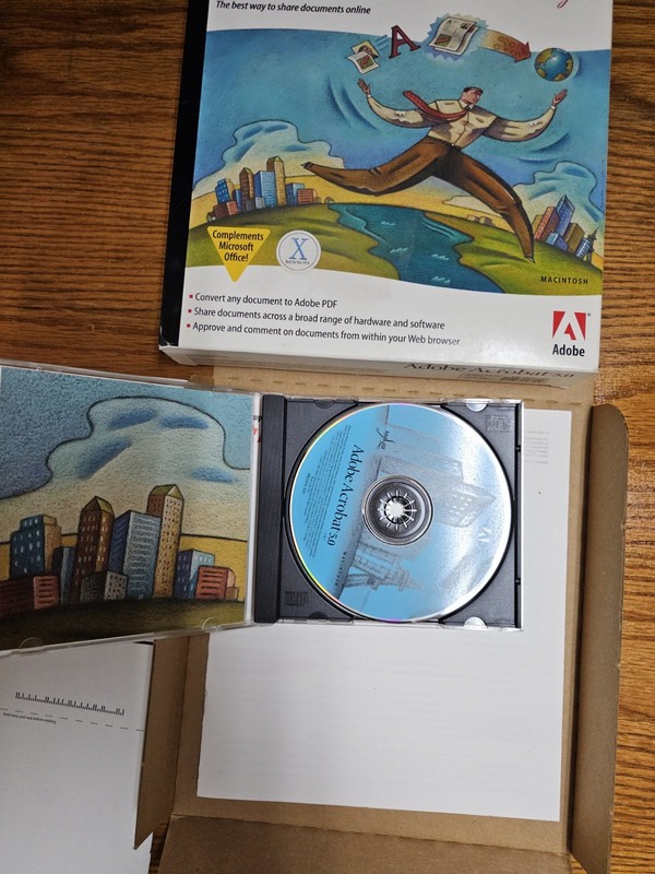 Adobe Acrobat 5.0, PDF Editing for Macintosh with Serial Numbers in Original Box gallery