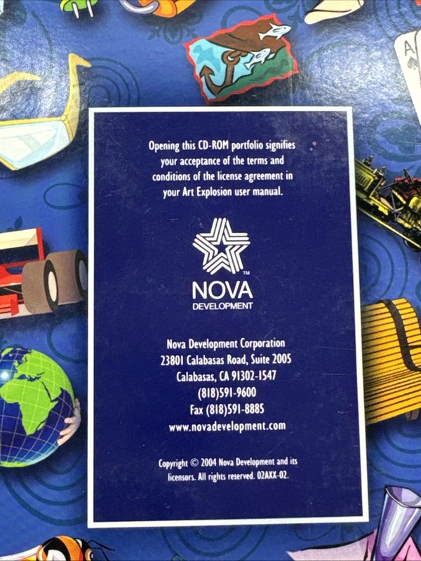 NOVA Art Explosion 600,000 Images Clip Art Software CD-Roms LOT for Windows gallery