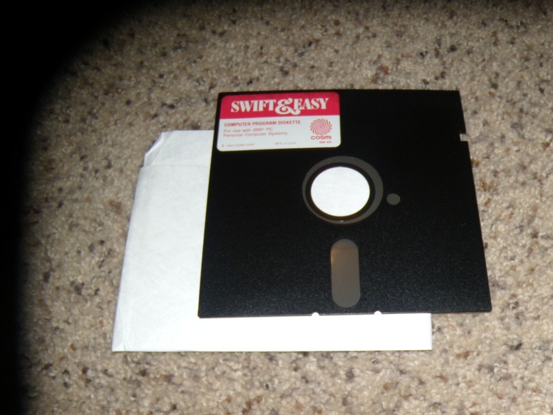 Swift & Easy Commodore 64 C64 Program on 5.25″ disk