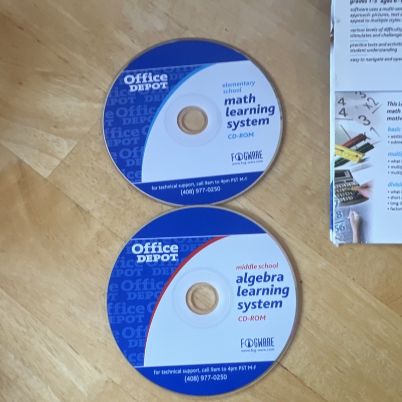 Fogware Publishing Math Learning System Grades 1-5 CD-ROM for Windows Mac gallery