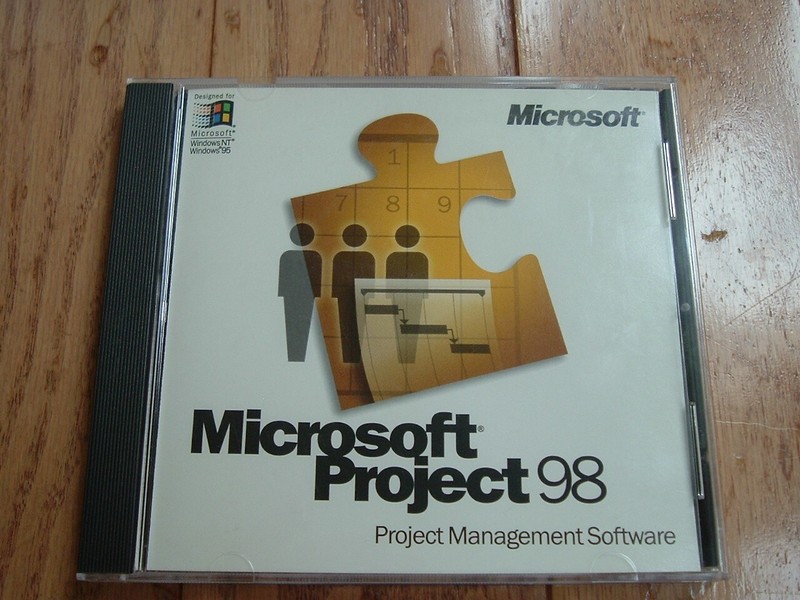 Microsoft Project 98 – original CD disk with CD KEY !