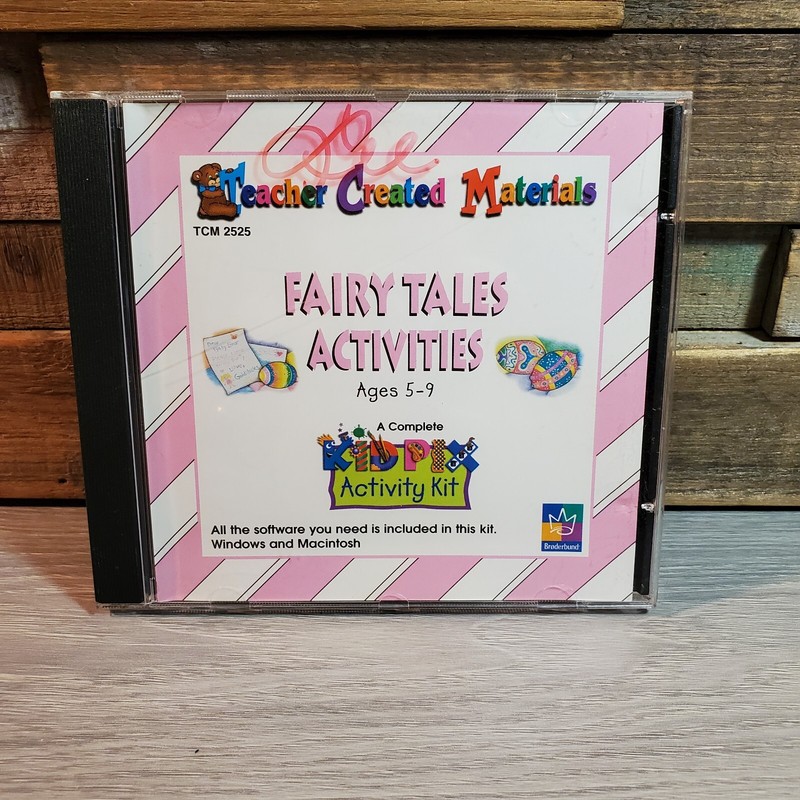 Vtg Fairy Tales Activities CD-ROM Teacher Created Materials Age 5-9 Homeschool
