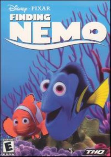 Finding Nemo PC CD help movie based clown fish shark swim sea adventure game!
