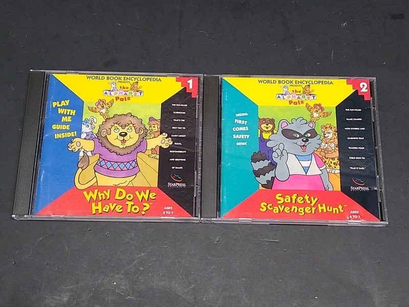Thr Alphabet Pals Wht Do We Have To & Safety Scavenger Hunt (Ages 2-7) Pc Games
