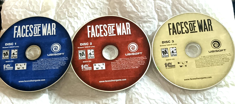 Faces of war PC CD ROM Software wwll game Mature 17+ gallery