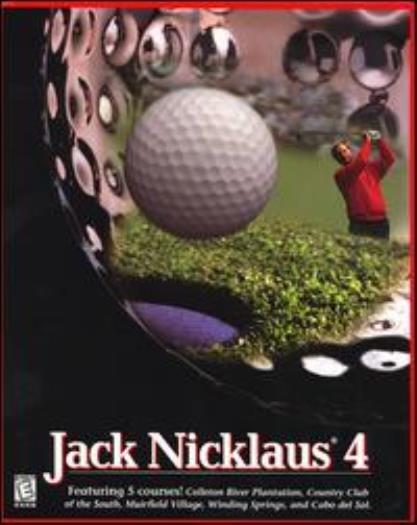 Jack Nicklaus 4 + Bonus CD PC golf professional golfing courses club golfer game