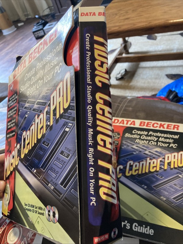 Vintage 2000 Data Becker Music Center Pro Software, Complete/Win 95/EUC gallery