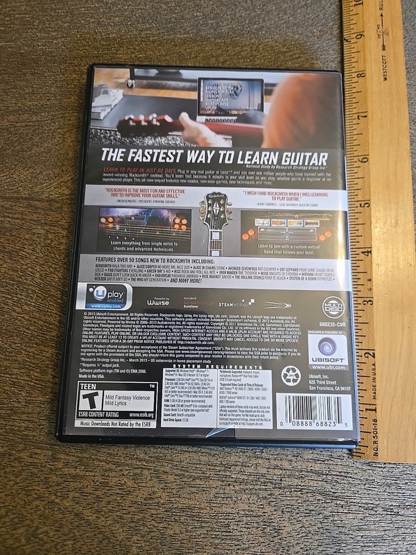Rocksmith Fastest Way To Learn Guitar 2014 Edition (PC, Mac) VIDEO CIB See All gallery