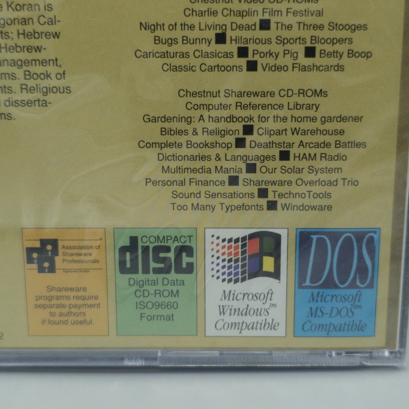 Bibles Religion Chestnut Shareware PC CD ROM Windows MS DOS Bible Study Sealed gallery