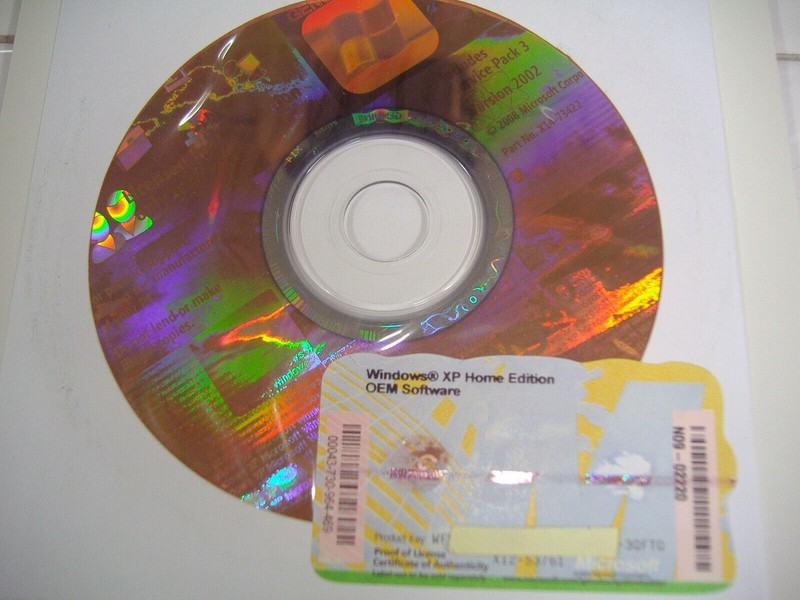 MICROSOFT WINDOWS XP HOME FULL w/SP3 OPERATING SYSTEM OS MS WIN =NEW= gallery