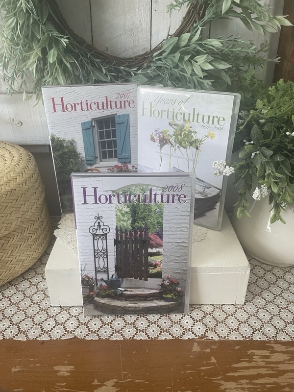 Lot of 3 Horticulture PC, DVD, CD 10 years(1997-2006) 2007 & 2008