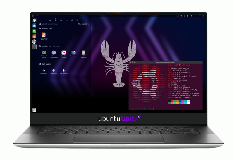 Ubuntu Unity Latest on CD or USB Flash drive.