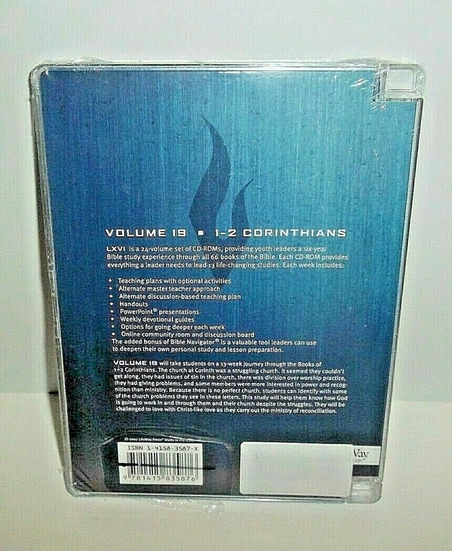 LXVI Volume 19: 1-2 Corinthians CD-ROM Leader Teaching Youth Bible Study Lifeway gallery