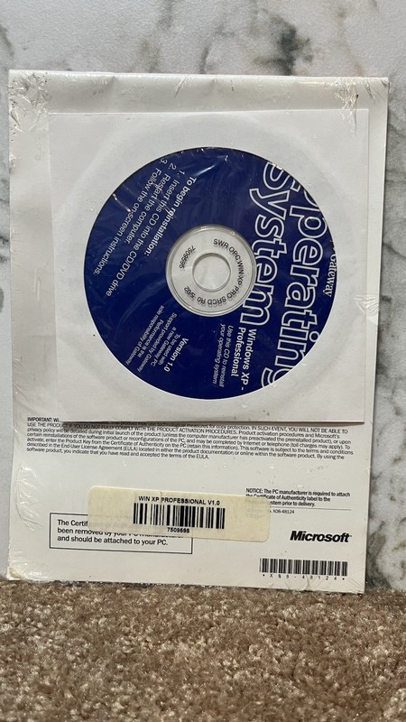 Microsoft Windows XP Professional Service Pack 1 - Version 1.0 - Gateway CD 2002 gallery