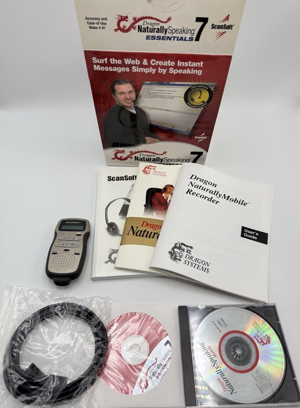 Dragon Naturally Speaking By ScanSoft ~ Pre-Owned ~ Missing Microphone gallery