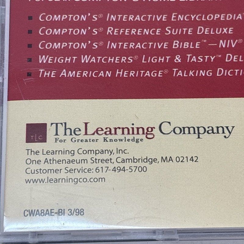 COMPTONS 3D WORLD ATLAS DELUXE 1998 CD ROM gallery