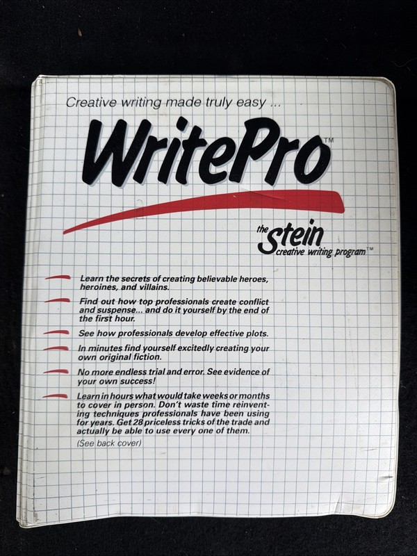 WritePro Creative Writing Lessons Software Disks 1 Through 4 For Mac