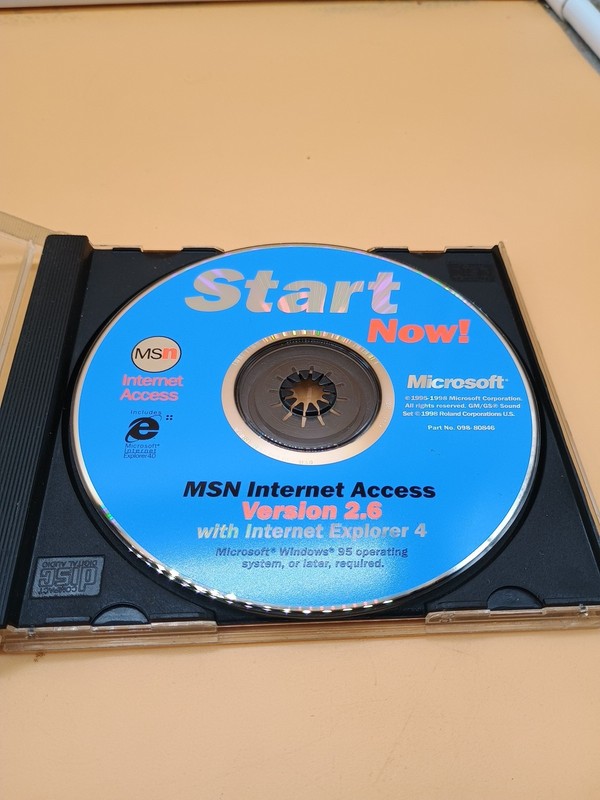 Microsoft Start Now! MSN Internet Explorer Version 2.6 for Windows 95 ~ 1998