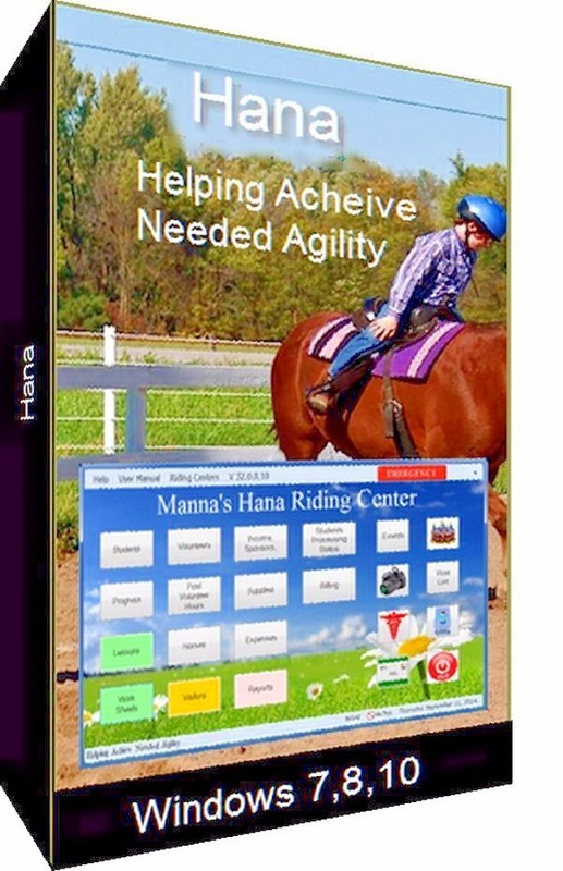 Hana,open a horse riding center,multiple therapies, forms supplied,Made in USA