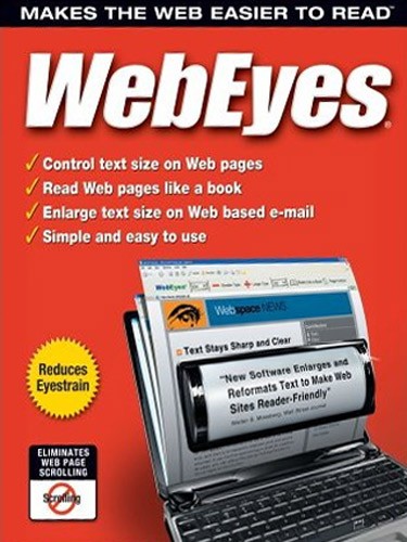 WebEyes 2.2 – Makes the Web Easier to Read Enlarge Text